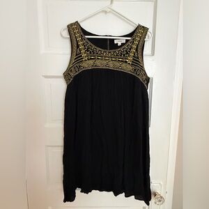 Freeway Embroidered & Beaded Short Dress